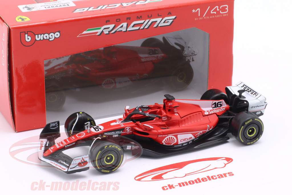 Charles Leclerc Ferrari SF23 #16 2nd Las Vegas GP Formula 1 2023 1:43 Bburago