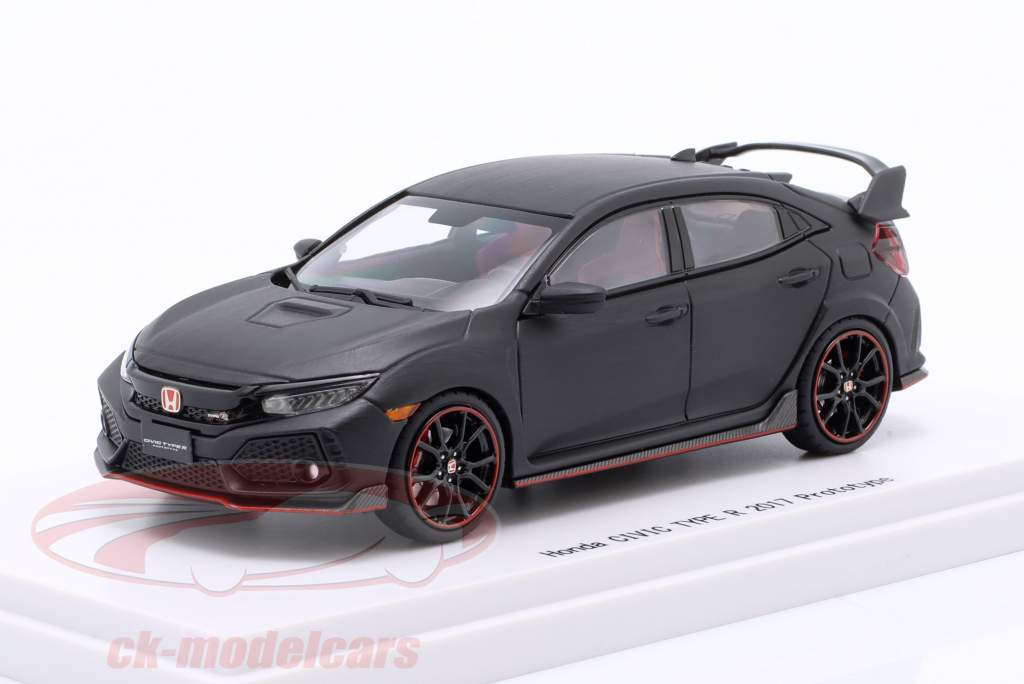 Honda Civic Type R prototype 2017 terne noir 1:43 Ebbro