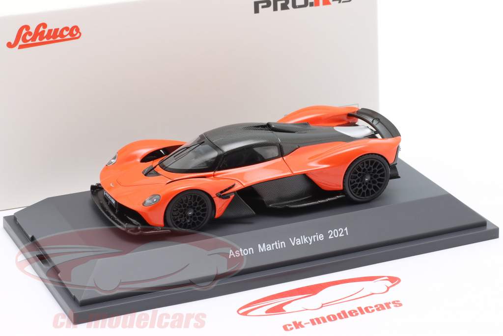 Schuco 1:43 Aston Martin Valkyrie 建設年 2021 オレンジ