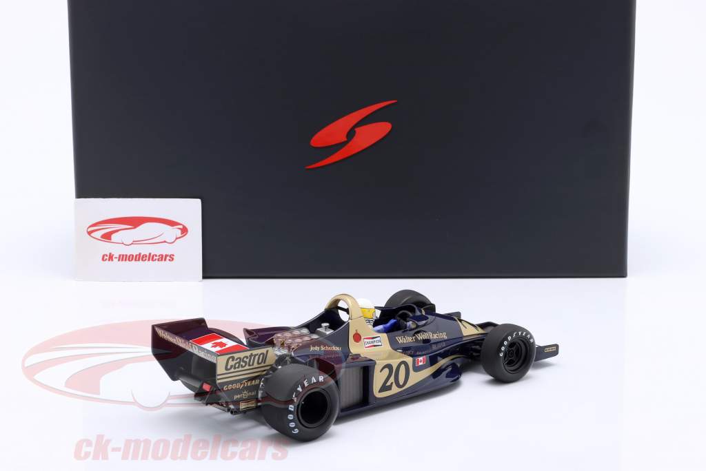 Jody Scheckter Wolf WR1 #20 Sieger Monaco GP Formel 1 1977 1:18 Spark