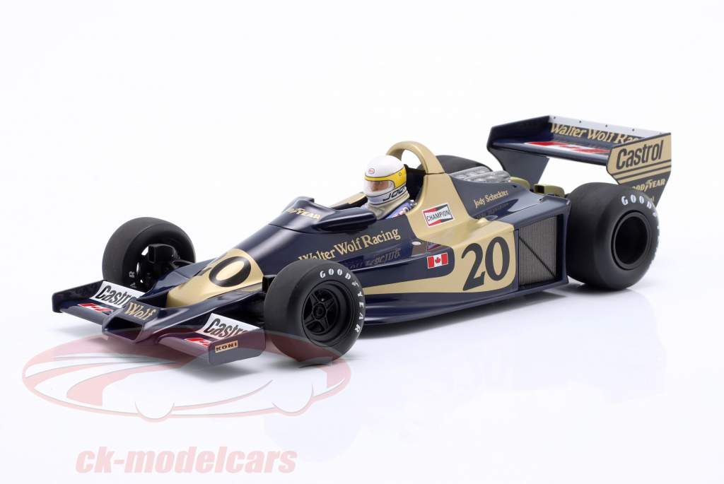 Jody Scheckter Wolf WR1 #20 gagnant Monaco GP formule 1 1977 1:18 Spark