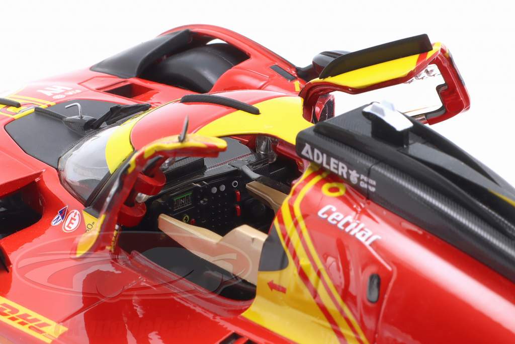 Ferrari 499P #50 6° WEC Qatar 2024 Molina, Nielsen, Fuoco 1:18 Bburago