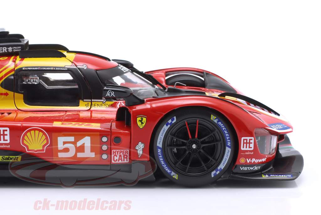 ブラーゴ 1/18 フェラーリ 499P #51 WEC カタール 2024 1/18 BBurago 2024 Ferrari 499P #51 WEC Qatar Ferrari - AF