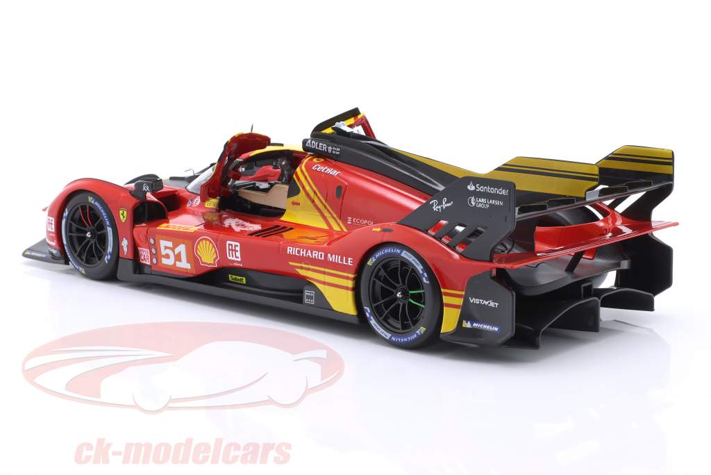 Ferrari 499P #51 WEC Katar 2024 Calado, Pier Guidi, Giovinazzi 1:18 Bburago