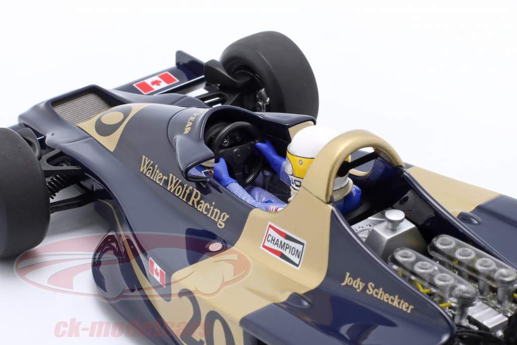 Spark 1:18 Jody Scheckter Wolf WR1 #20 Winner Monaco GP