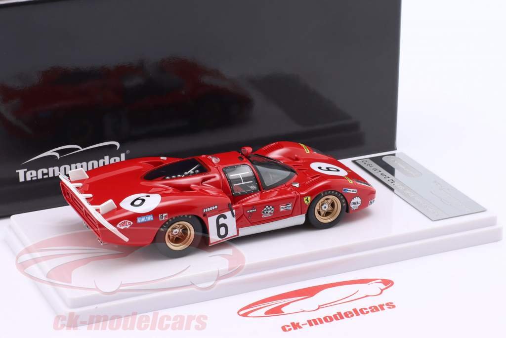 Ferrari 512S #6 24h LeMans 1970 Vaccarella, Giunti 1:43 Tecnomodel