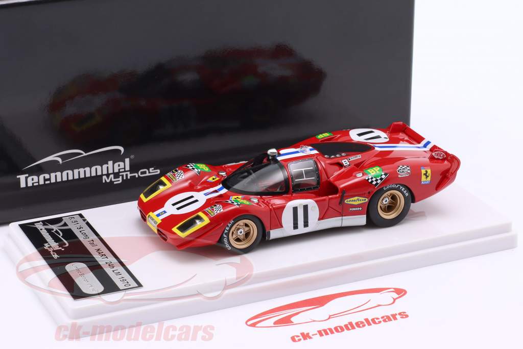 Ferrari 512S #11 4th 24h LeMans 1970 Posey, Bucknum 1:43 Tecnomodel