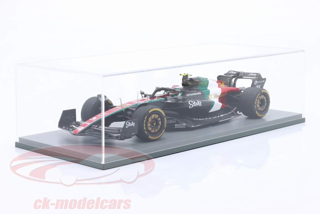Zhou Guanyu Alfa Romeo C43 #24 Italiaans GP formule 1 2023 1:18 Spark