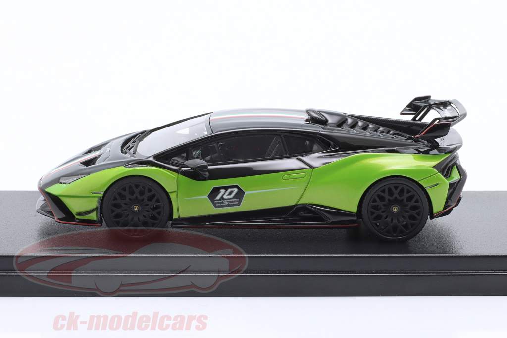 Lamborghini Huracan STO SC 10th Anniversary 2023 green / black 1:43 LookSmart