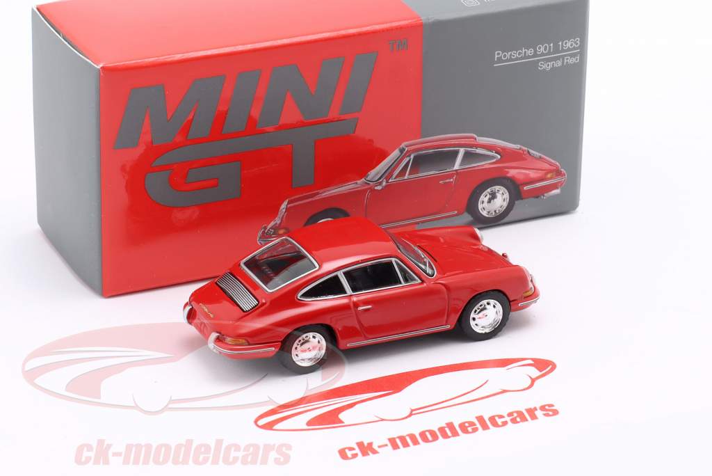 Porsche 911 (901) Coupe LHD Año de construcción 1963 señal roja 1:64 TrueScale