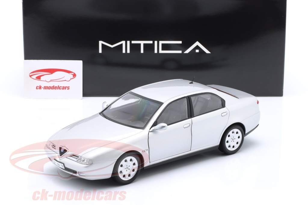 Alfa Romeo 166 2.0 V6 TB 1998 argent 1:18 Mitica