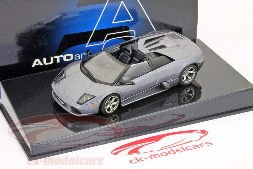 兰博基尼Murcielago敞篷跑车2005灰色金属1:43 AUTOA​​RT