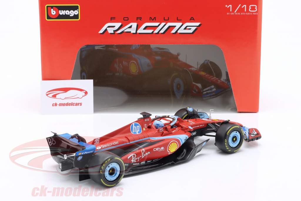 Charles Leclerc Ferrari SF-24 #16 第三名 迈阿密 GP 公式 1 2024 1:18 Bburago