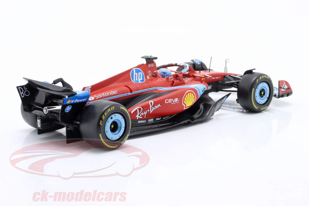 Charles Leclerc Ferrari SF-24 #16 3er miami GP fórmula 1 2024 1:18 Bburago