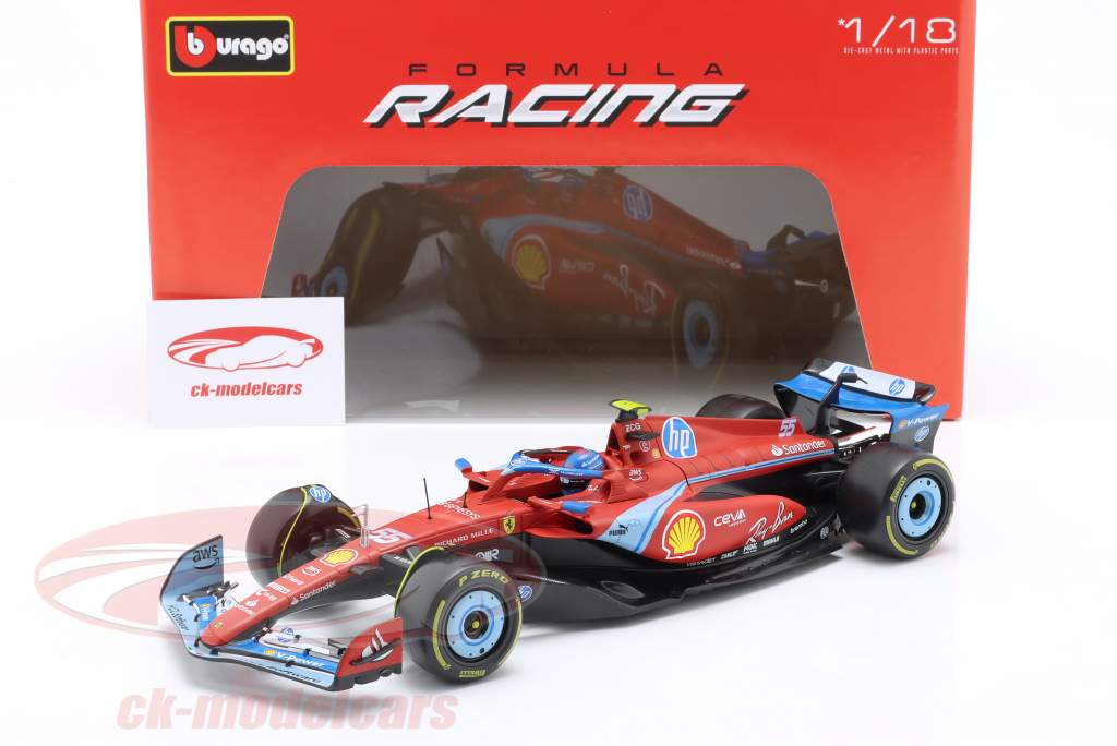 Bburago 1:18 Carlos Sainz jr. Ferrari SF-24 #55 5位 マイアミ