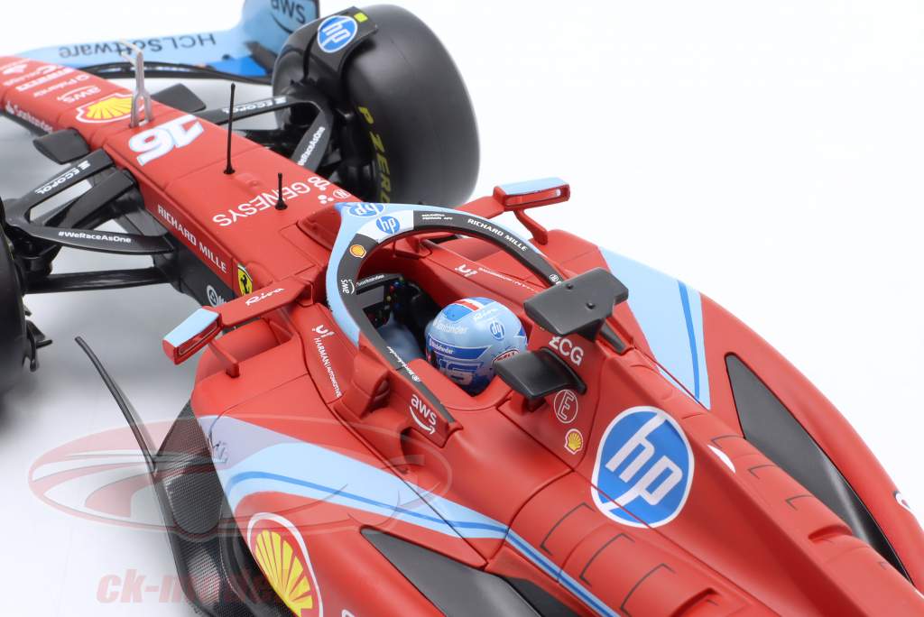 Charles Leclerc Ferrari SF-24 #16 3er miami GP fórmula 1 2024 1:18 Bburago