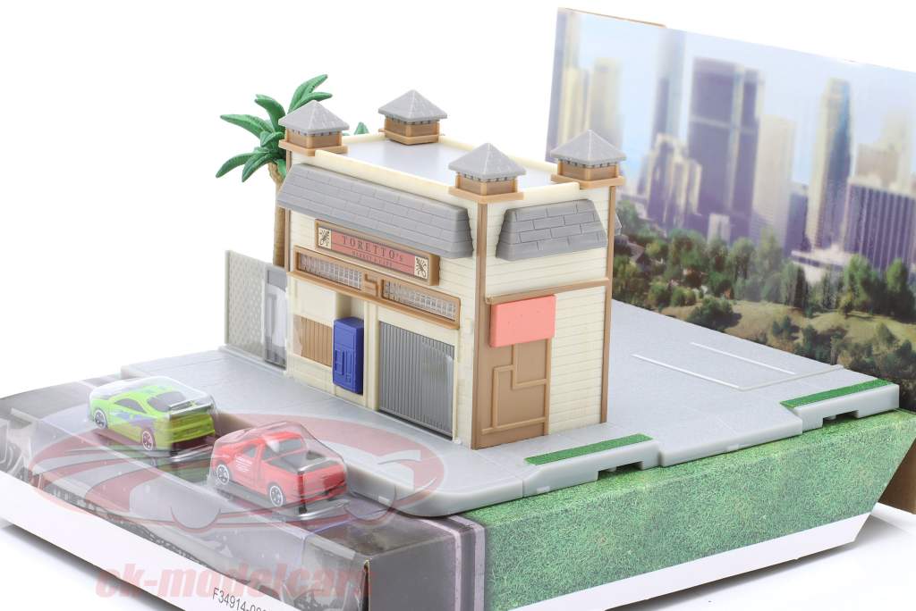 Dom Toretto's cafetería Fast & Furious Diorama-Set Jada Toys