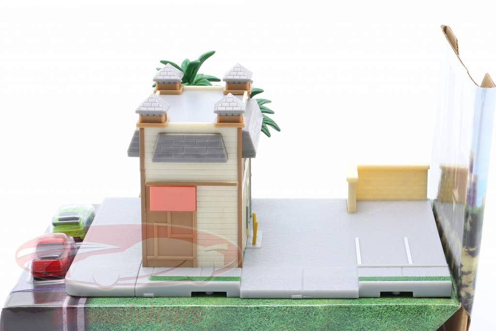 Dom Toretto's cafetería Fast & Furious Diorama-Set Jada Toys