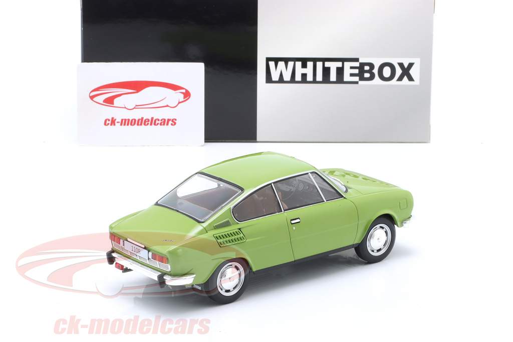Skoda 110R Année de construction 1970 vert 1:24 WhiteBox