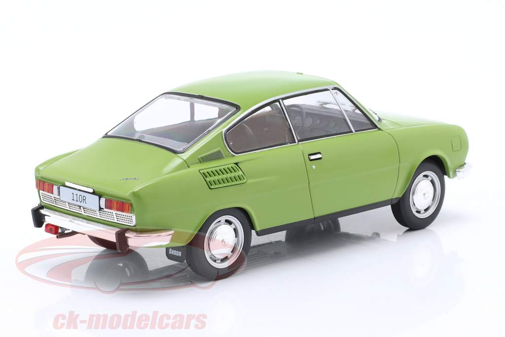 Skoda 110R Année de construction 1970 vert 1:24 WhiteBox