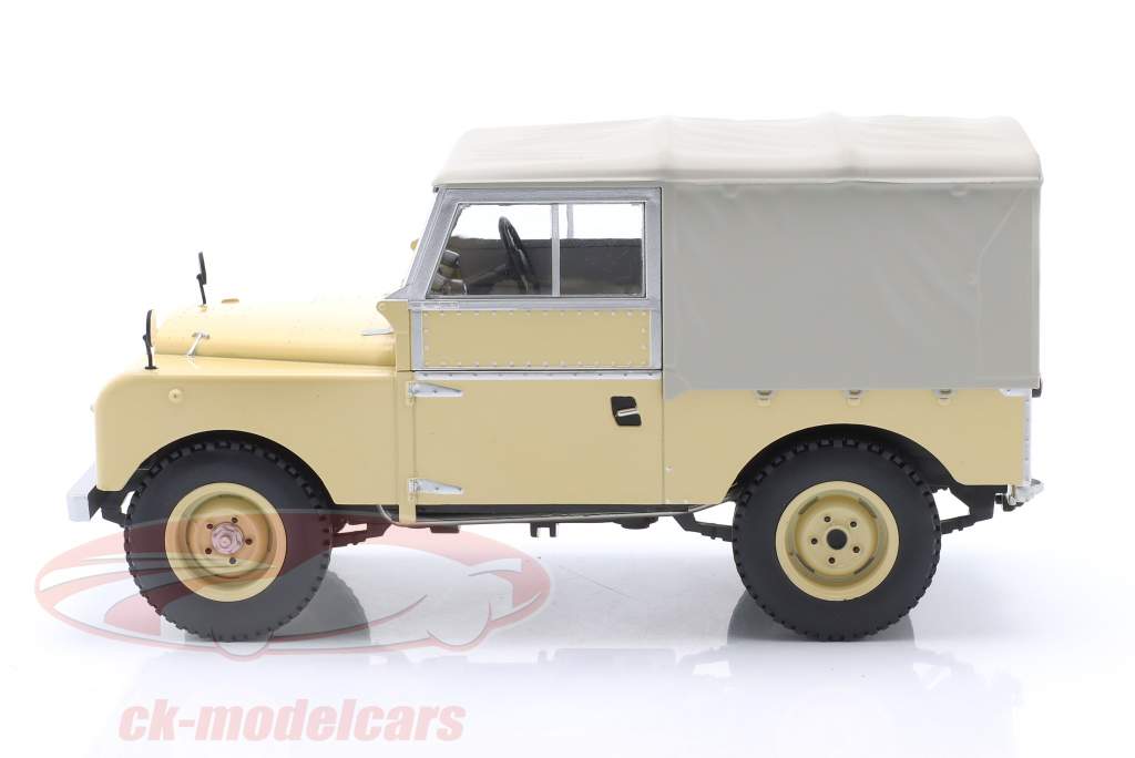 Land Rover Serie 1 Anno di costruzione 1957 beige chiaro 1:18 ModelCar Group