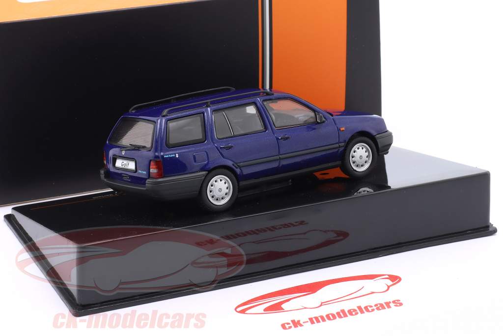 Volkswagen VW Golf 3 Variant Baujahr 1994 blau metallic 1:43 Ixo