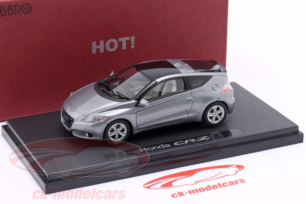 Honda CR-Z Année de construction 2010 argent métallique 1:43 Ebbro