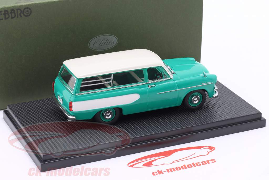 Toyopet Masterline Light Van 建造年份 1959 绿色的 / 白色的 1:43 Ebbro