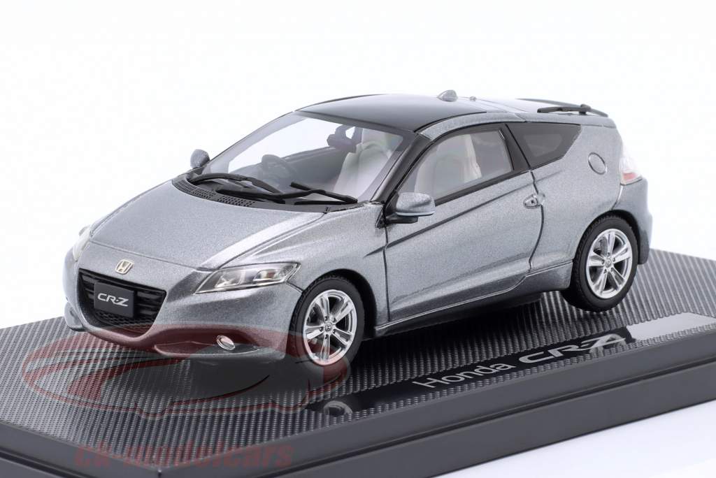 Honda CR-Z Année de construction 2010 argent métallique 1:43 Ebbro