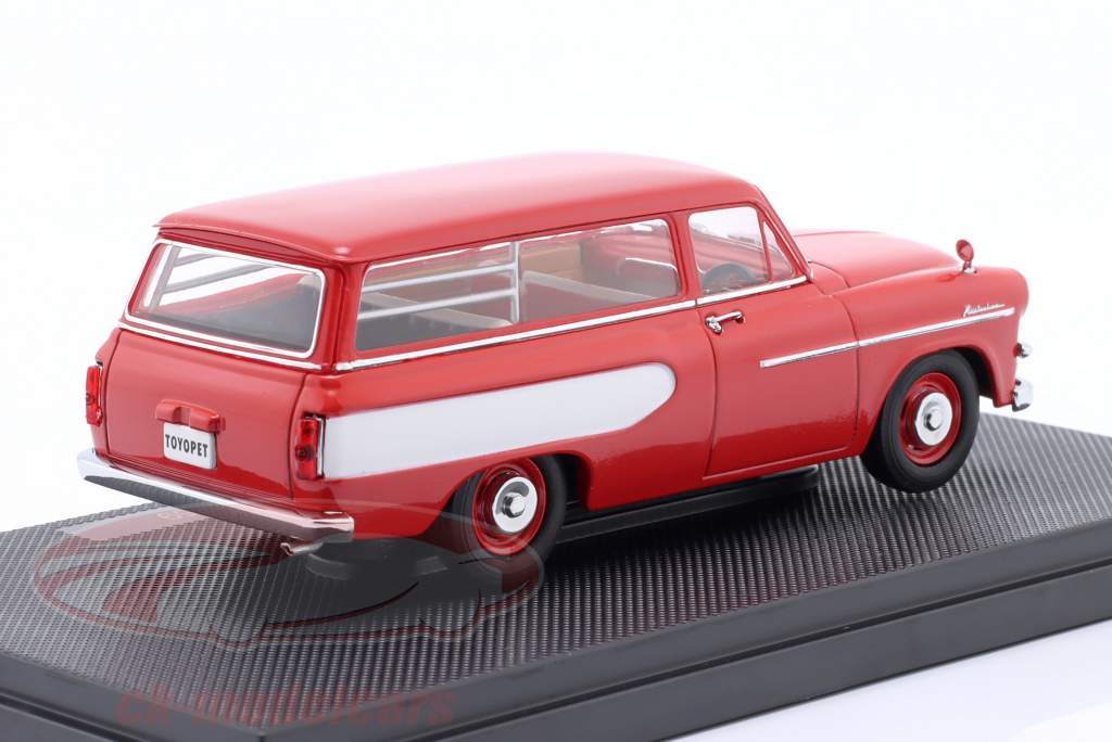 Toyopet Masterline Light Van 建設年 1959 赤 1:43 Ebbro