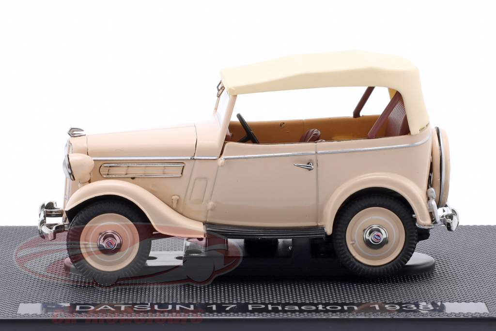 Datsun 17 Phaeton 建設年 1938 象牙 1:43 Ebbro