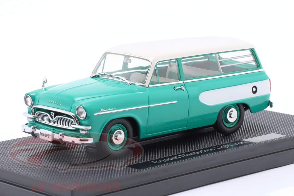 Toyopet Masterline Light Van 建造年份 1959 绿色的 / 白色的 1:43 Ebbro