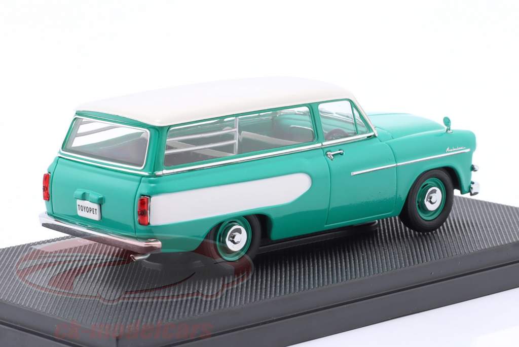 Toyopet Masterline Light Van 建造年份 1959 绿色的 / 白色的 1:43 Ebbro