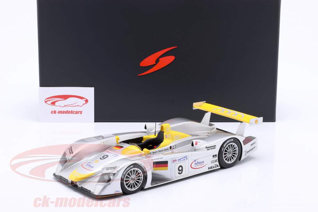 Audi R8 #9 第二名 24h LeMans 2000 Aiello, McNish, Ortelli 1:18 Spark