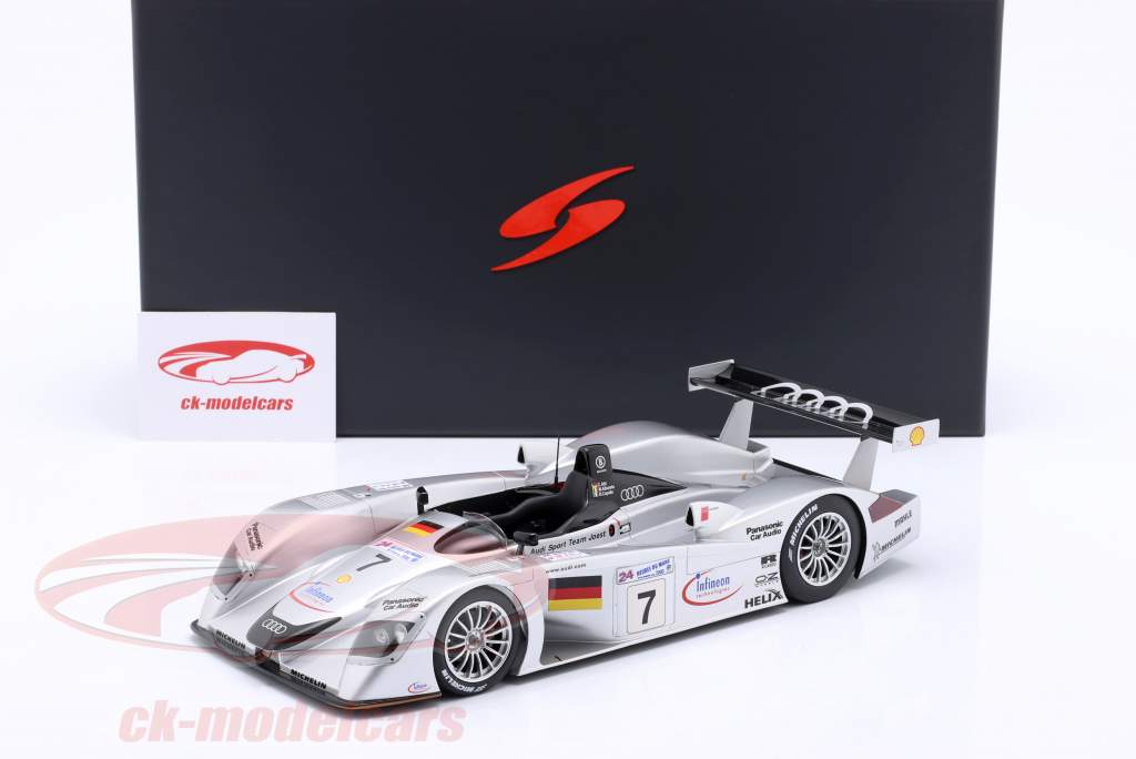 Audi R8 #7 3ème 24h LeMans 2000 Alboreto, Capello, Abt 1:18 Spark