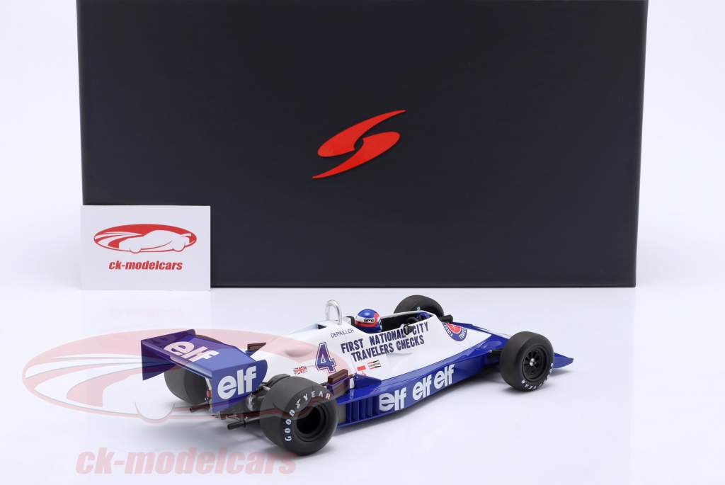 GW最終セールF-1 McLaren & TYRRELL HONDA(1515) Spark 1:18 P. Depailler Tyrrell 008 #4 Winner Monaco GP