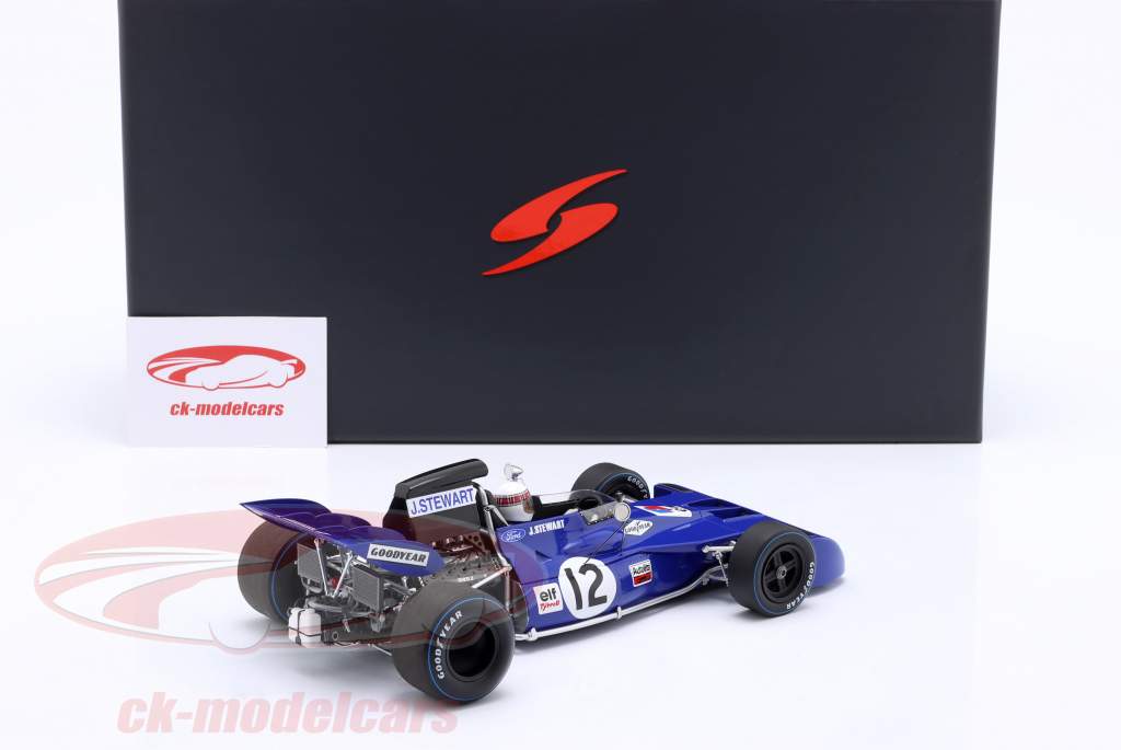GW最終セールF-1 McLaren & TYRRELL HONDA(1515) Spark 1:18 J. Stewart Tyrrell 003 #12 Winner British GP
