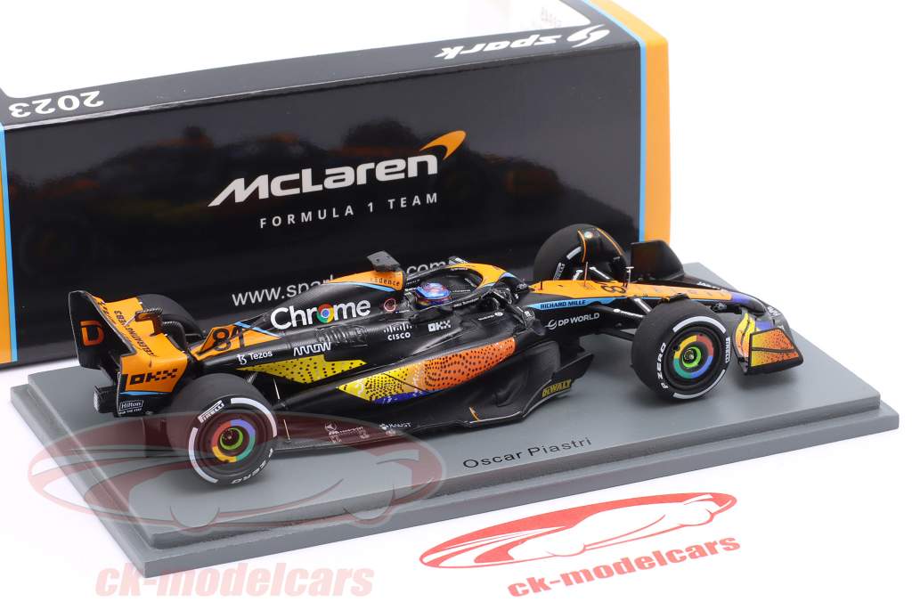 Spark 1:43 Oscar Piastri McLaren MCL60 #81 6th Abu Dhabi GP