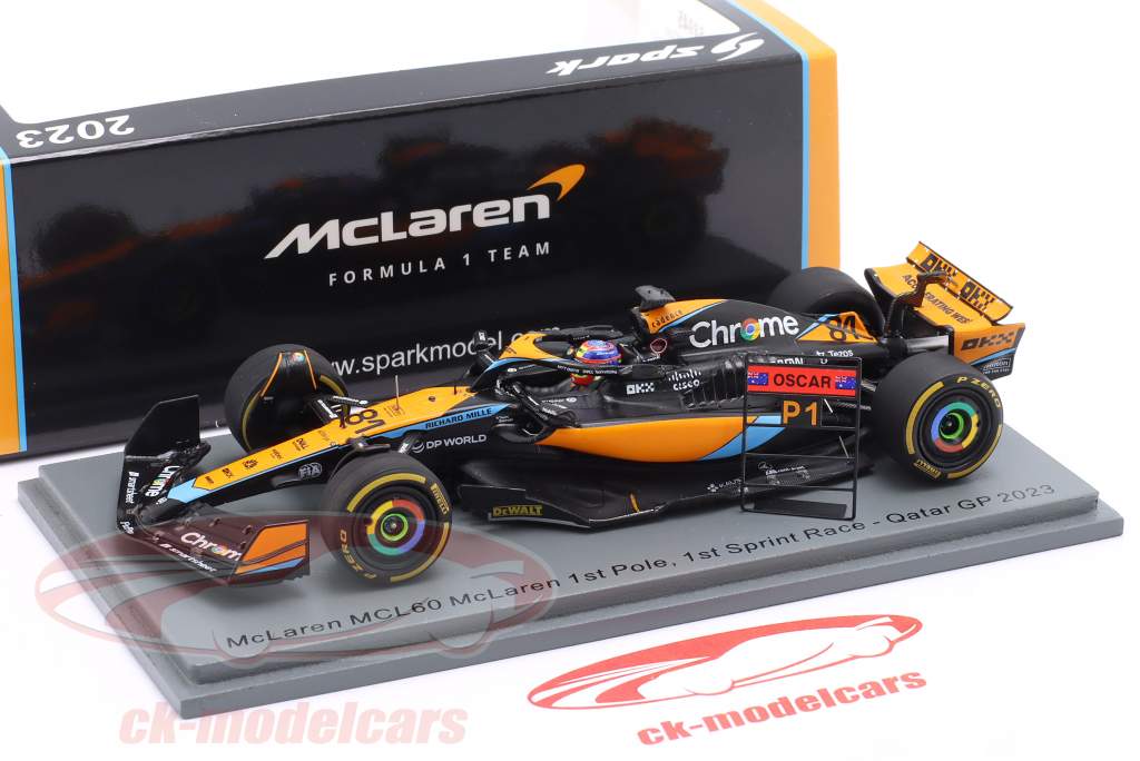 Spark 1:43 O. Piastri McLaren MCL60 #81 Winner Sprint Race