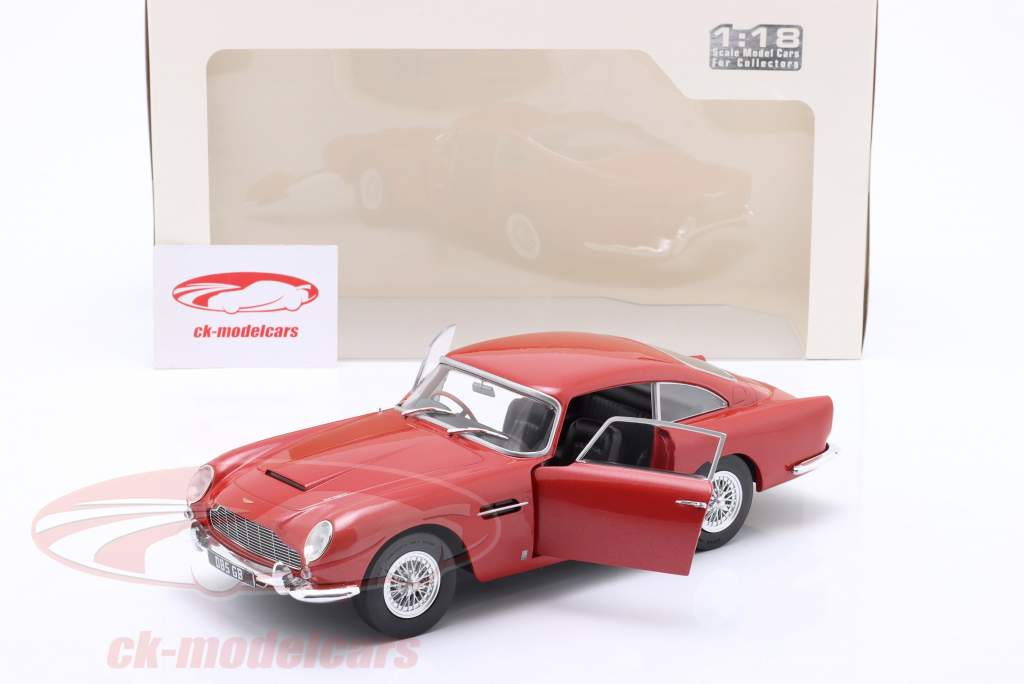 Aston Martin DB5 year 1964 red metallic 1:18 Solido