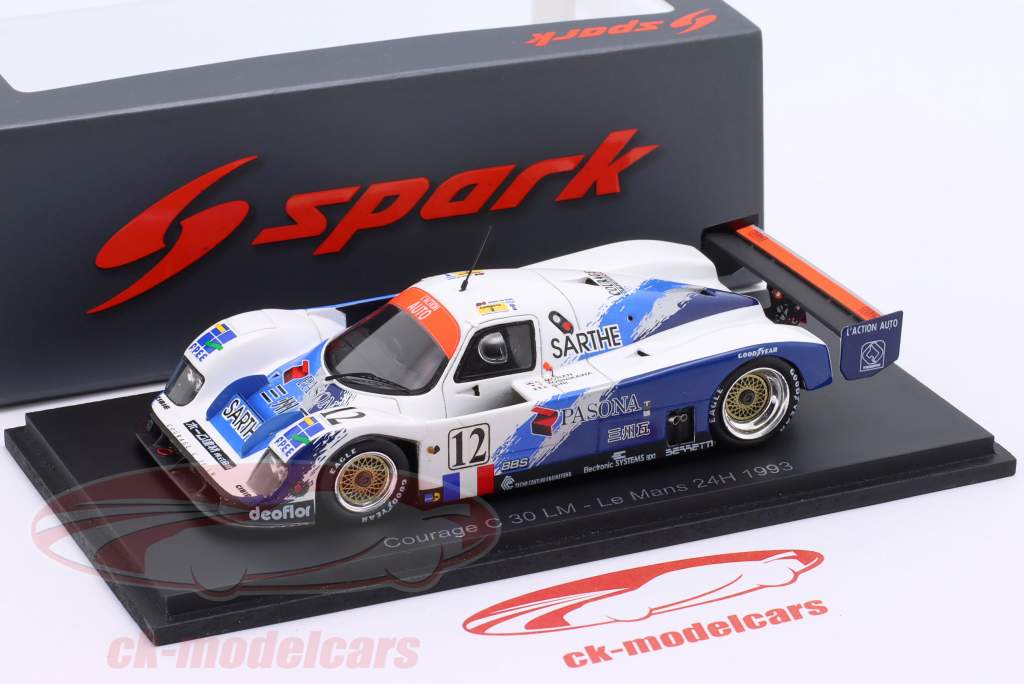 Courage C30LM #12 24h LeMans 1993 Yoshikawa, Moran, Gini 1:43 Spark