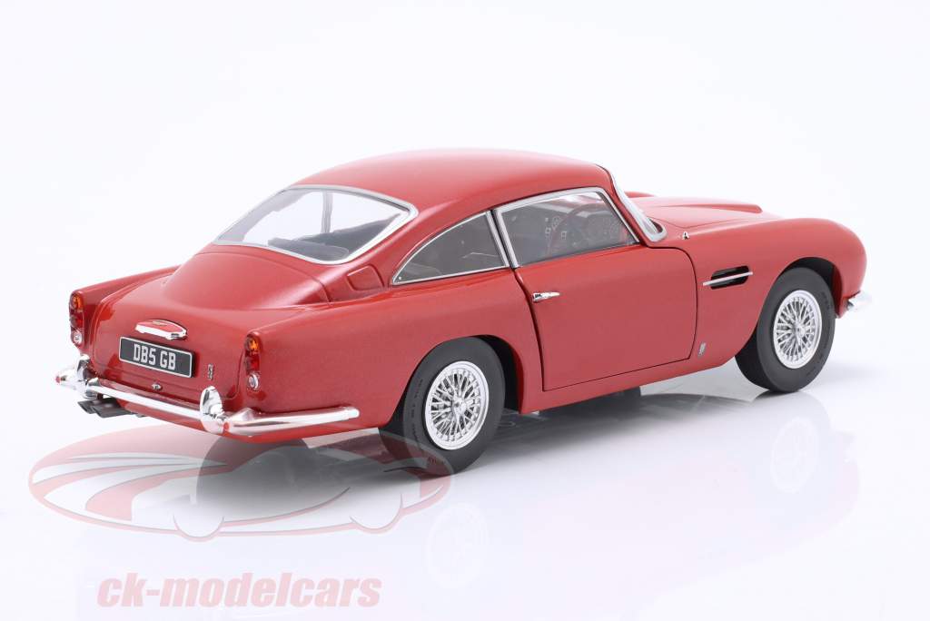 Aston Martin DB5 Anno di costruzione 1964 rosso metallico 1:18 Solido
