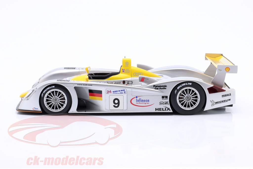 Audi R8 #9 第二名 24h LeMans 2000 Aiello, McNish, Ortelli 1:18 Spark