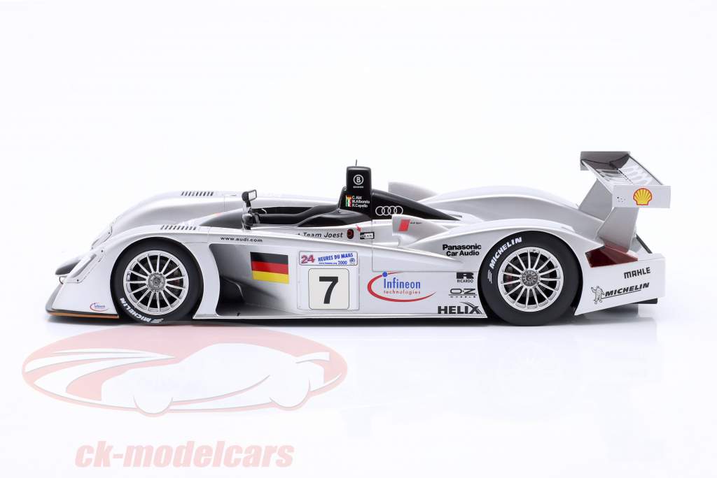 Audi R8 #7 3 24h LeMans 2000 Alboreto, Capello, Abt 1:18 Spark