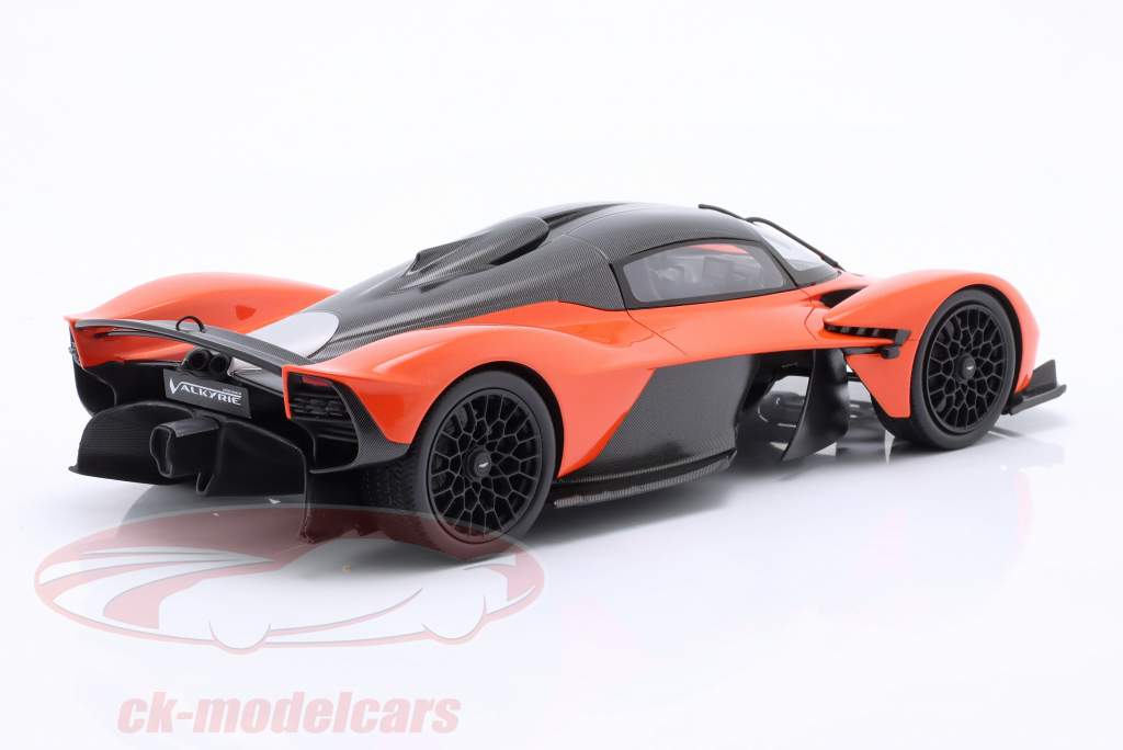 Aston Martin Valkyrie ano de construção 2021 cosmos laranja 1:18 Schuco