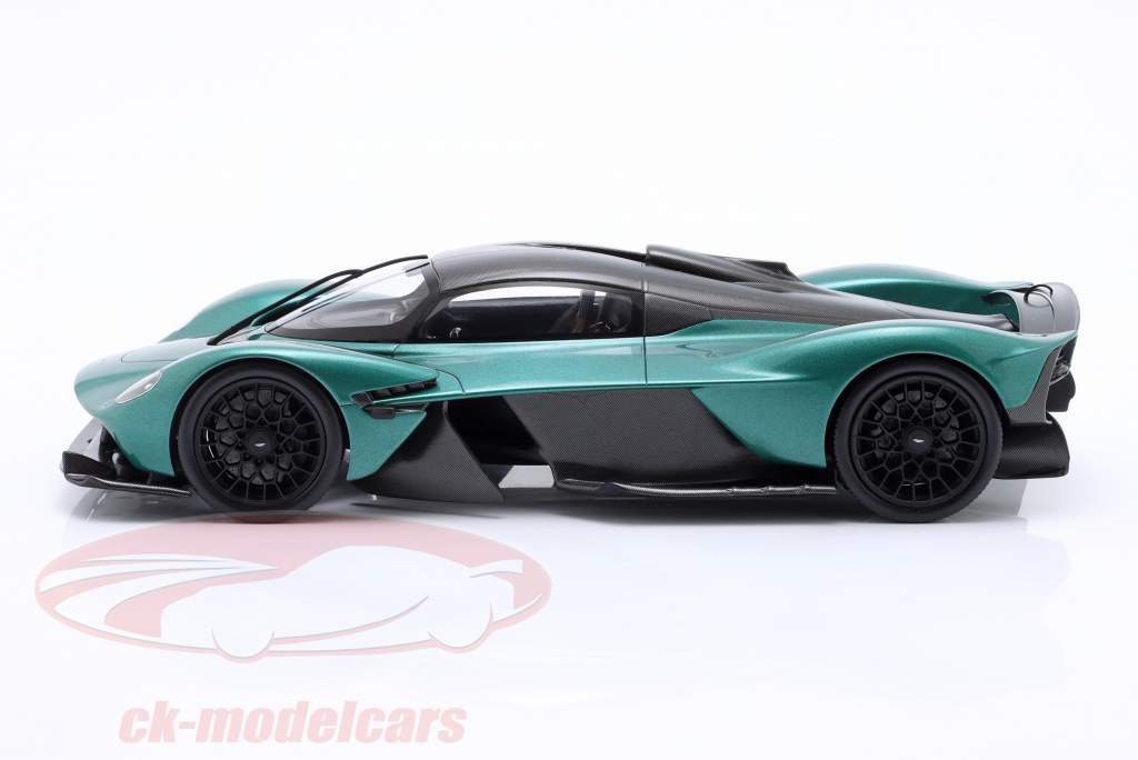 Aston Martin Valkyrie Byggeår 2021 grøn metallisk 1:18 Schuco