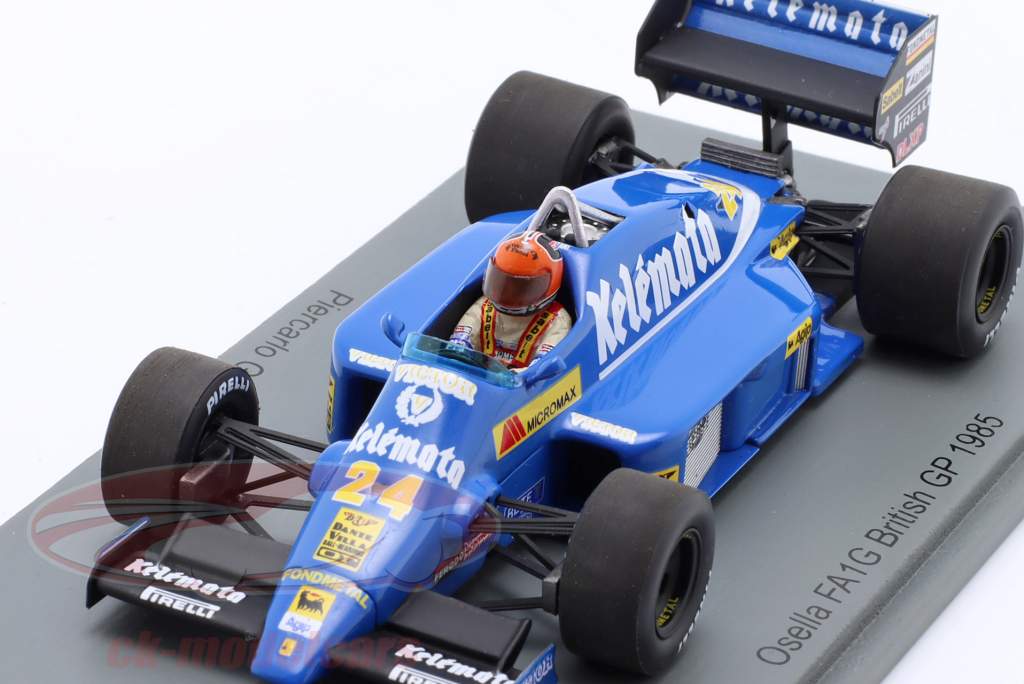 Spark 1:43 Piercarlo Ghinzani Osella FA1G #24 British GP