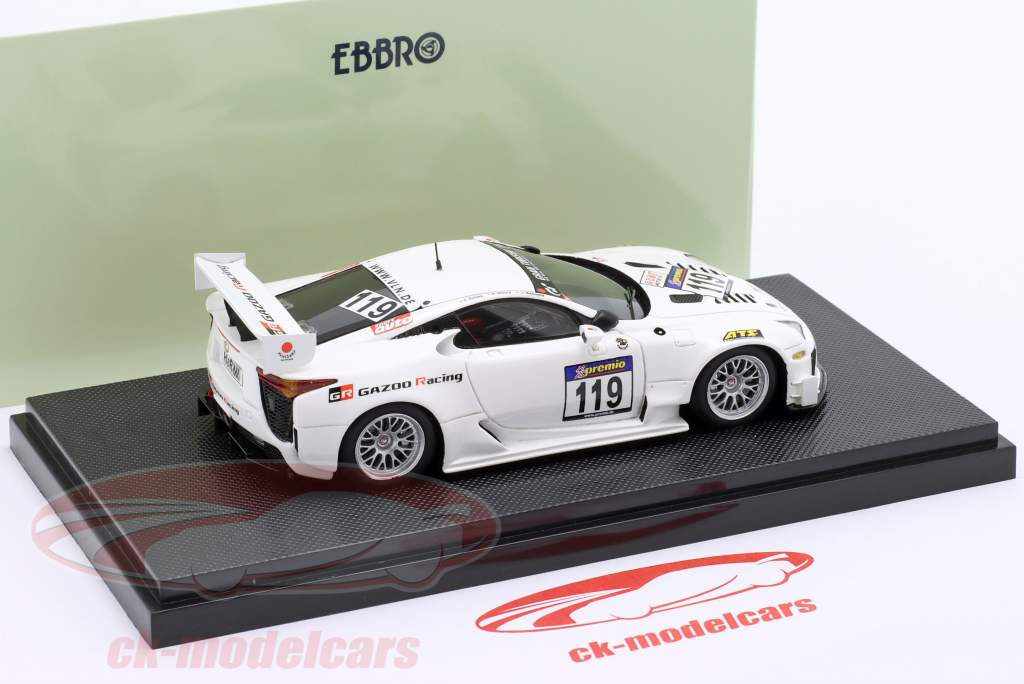 ミニカー　1/43 LEXUS LFA GAZOO RACING 24H ADAC NURBURGRING 2011 GRAN TURISMO #87(ホワイト×レッド×ブラック) [437111687] Lexus Lfa Gazoo Racing, Nº 87 24h ADAC Nürburgring 2011, 1