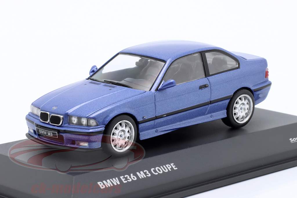 BMW M3 (E36) Coupe year 1999 Estoril blue 1:43 Solido