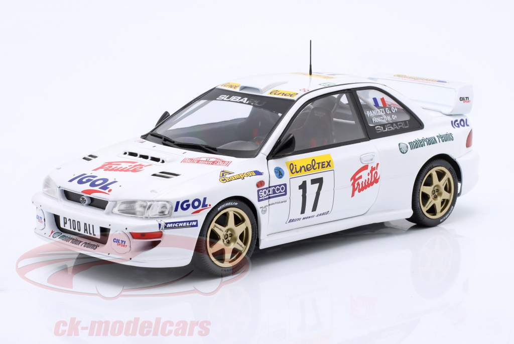 Subaru Impreza S5 WRC99 22B #17 Rallye Monte Carlo 1999 Panizzi, Panizzi 1:18 Solido